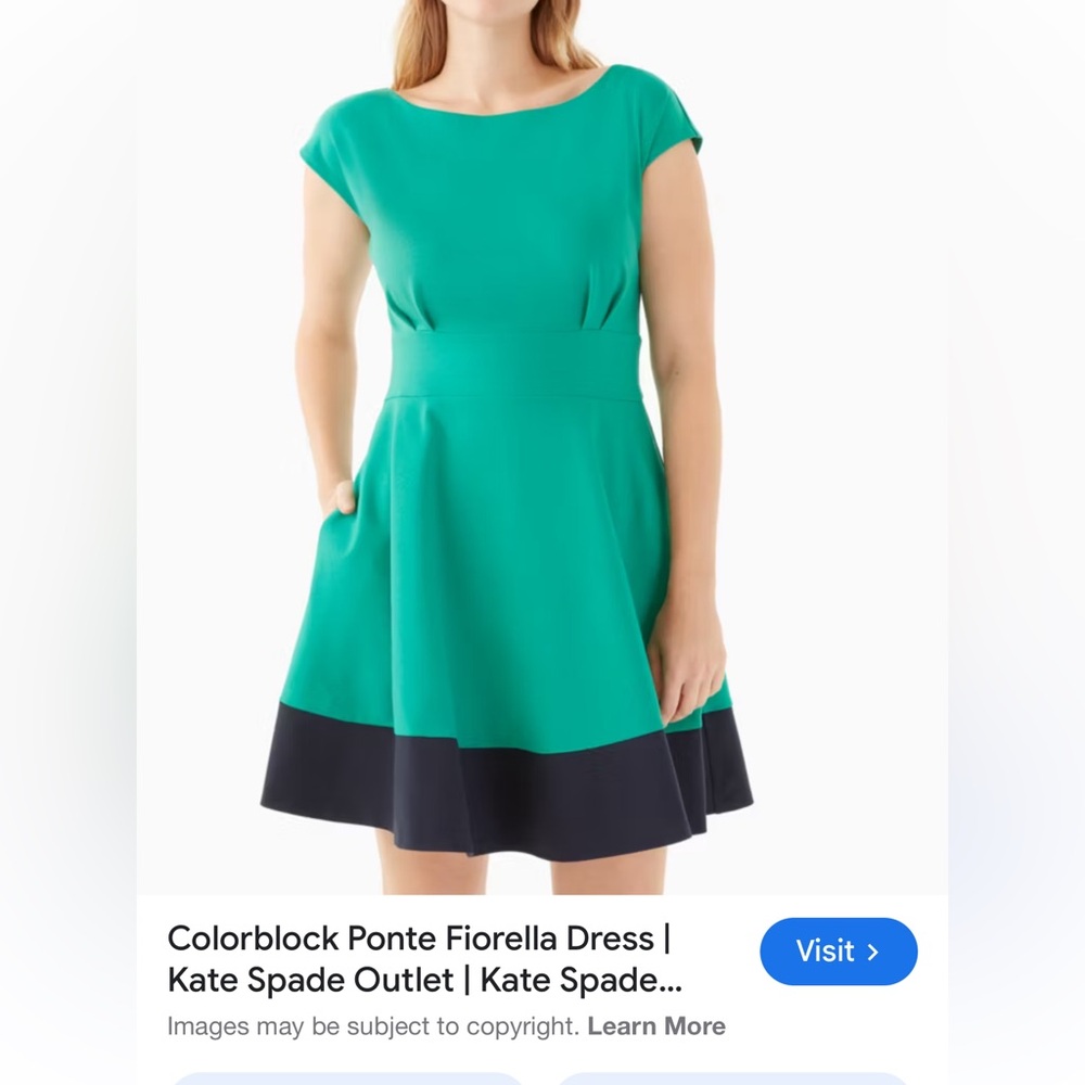 Kate Spade Colorblock Ponte Fiorella Dress